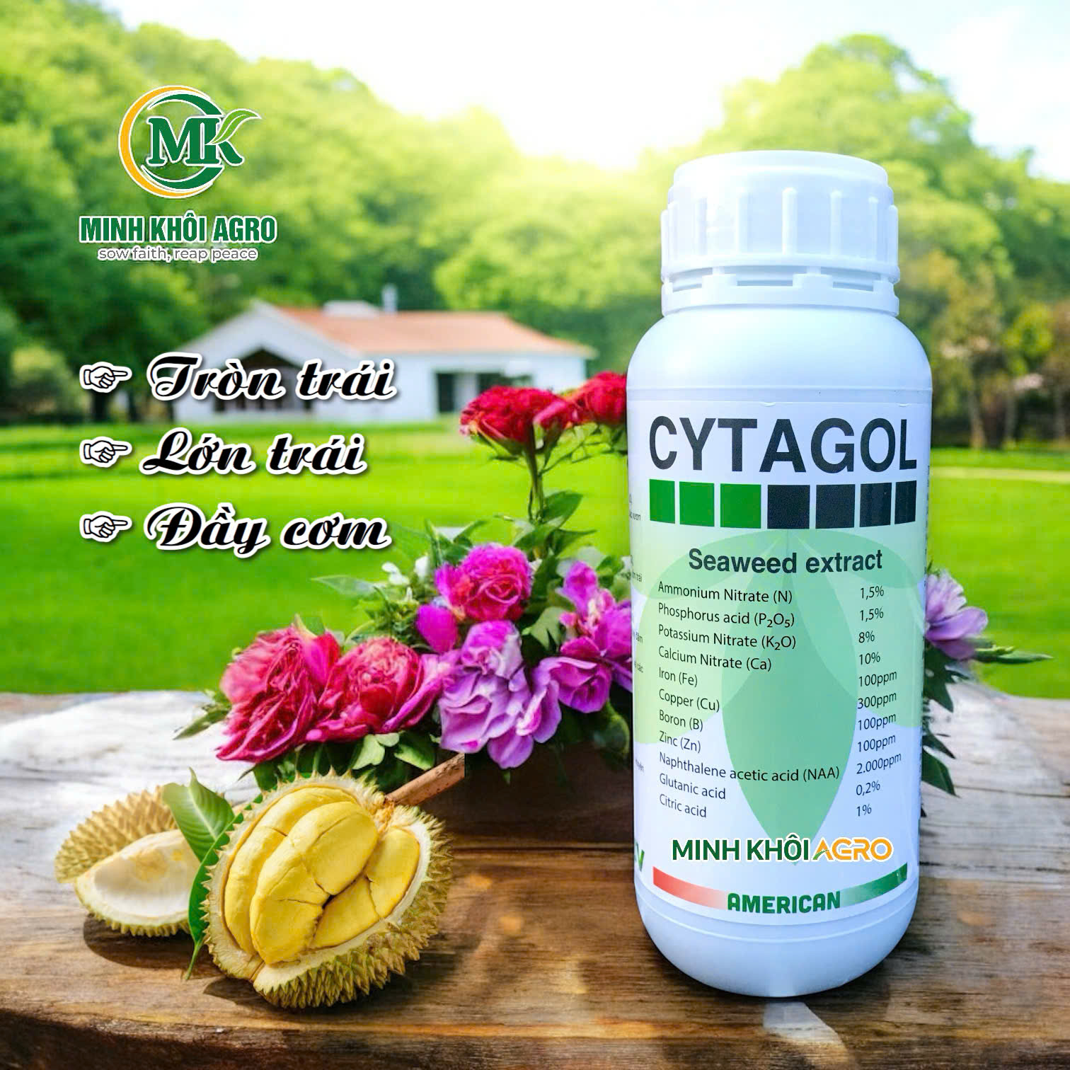Phân bón lá CYTAGOL (nuôi trái) - Chai 500ml